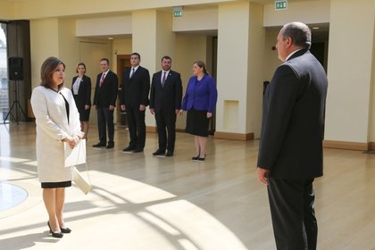 Ambassador Dessislava Ivanova presented her credentials to Georgian President Giorgi Margvelashvili